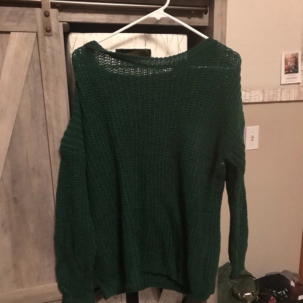 Dark Green knitted sweater